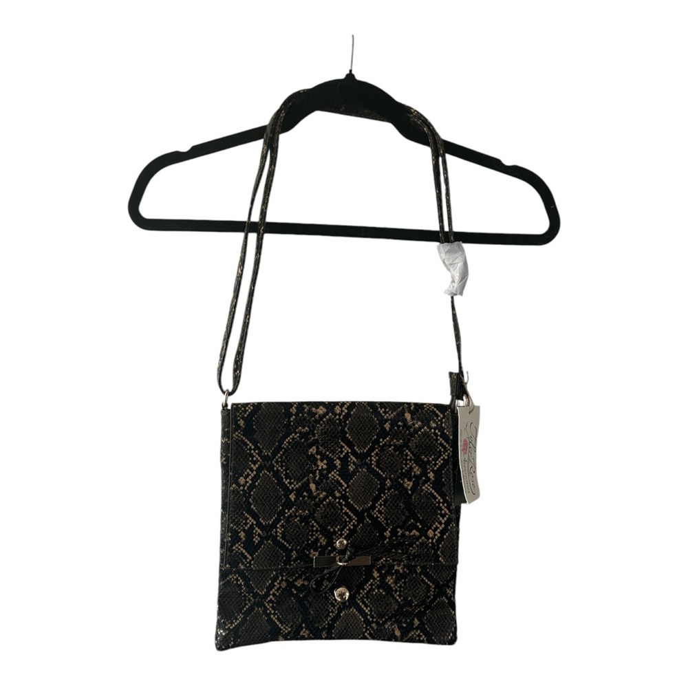 Tyler Rose Acessories Crossbody Snake Print Bag.